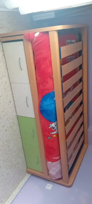 Cama nido juvenil con cajones + escritorio