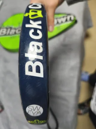 Pala de pádel Black Crown Wolf Infantil