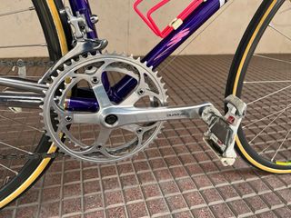 Bicicleta da cronometro Razesa del team Seguros Amaya