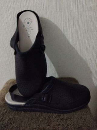 Zapatos anatómicos color azul