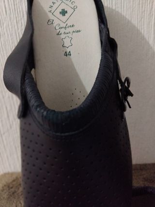 Zapatos anatómicos color azul