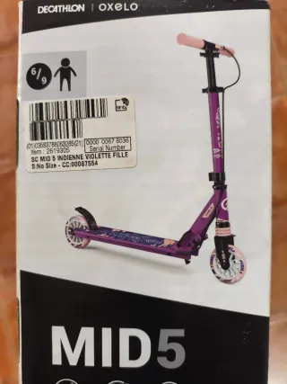 Patinete Oxelo MID5 Ajustable Niños