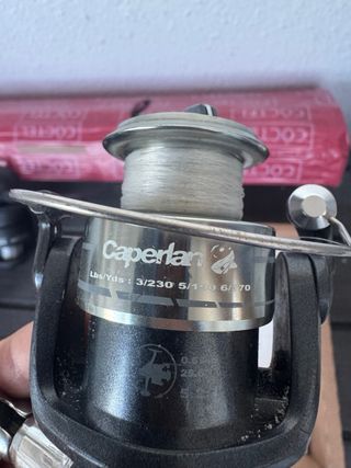 Carrete de pesca spinning