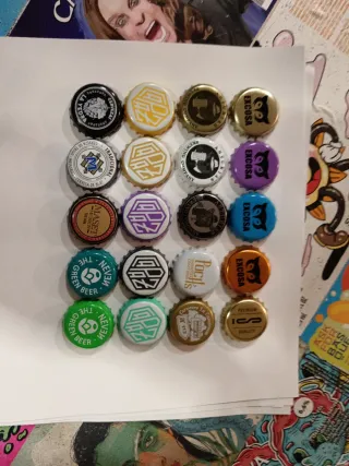 Chapas de cerveza usadas Preguntar precio