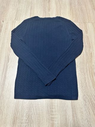 Jersey Tommy Hilfiger Pico Mujer Azul Talla S