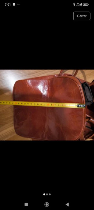Bolsa de viaje vintage de cuero