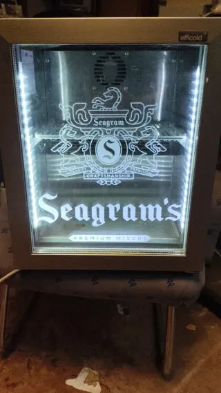 Nevera Ginebra Seagram's