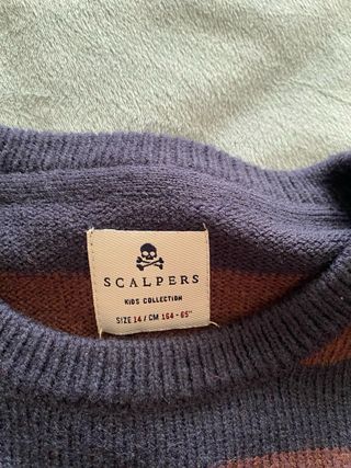 Jersey Scalpers Rayas Marrón y Morado