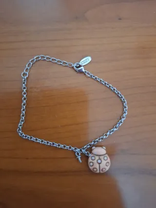 Braccialetto Thun Coccinella Rosa e Argento