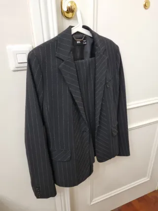 Traje de chaqueta/ pantalón MANGO Raya Diplomátic