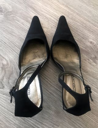 Zapatos tacón de aguja Gloria Ortiz negros t 38