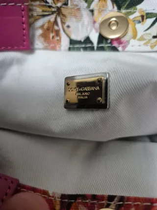 Borsa Dolce & Gabbana tela e pelle floreale