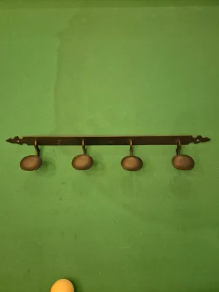 Perchero de pared de hierro forjado