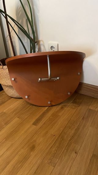 Perchero de pared madera y metal