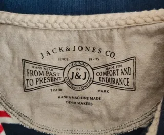 Polo de moda Jack & Jones Rayas Azul y Rojo