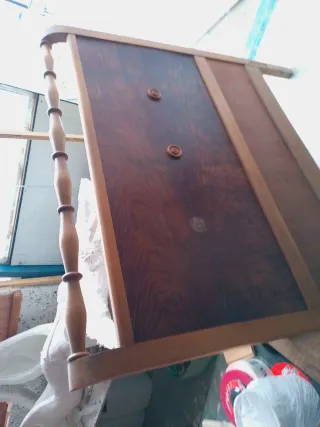 Cama de roble/nogal para proyecto DIY