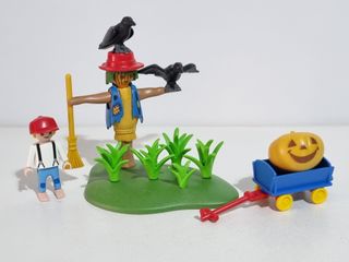 Playmobil 3823 Granja Espantapajaros Cultivo Niño