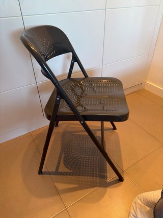 Silla Plegable Ikea Negra