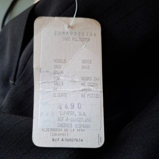 Pantalón de vestir recto negro