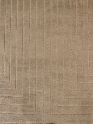 Alfombra Beige y Gris