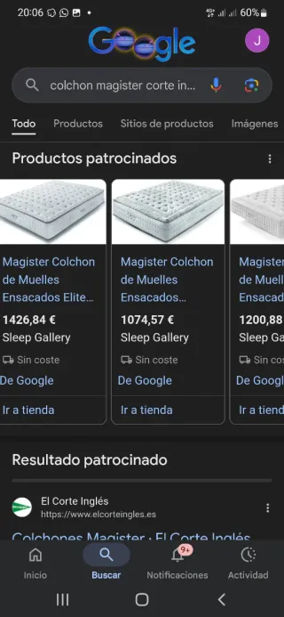 Colchón Vicoelastico Magister adhara 150x190