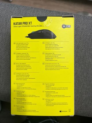 Ratón Gaming Corsair Katar Pro XT Negro