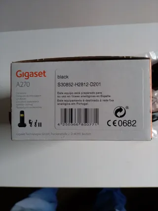 Teléfono Inalámbrico Gigaset Negro