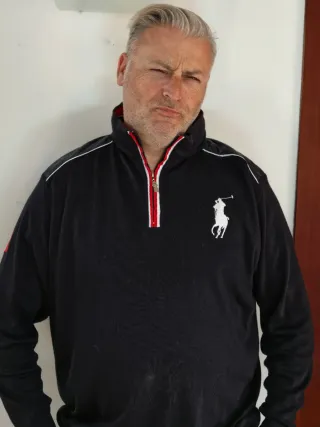 Polo Ralph Lauren manga larga negro