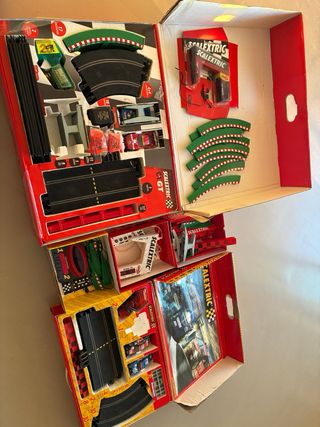 Scalextric: Pista, Contadores y Mandos