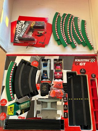 Scalextric: Pista, Contadores y Mandos