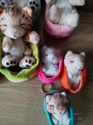 Colección NICI 8 Peluches Gatos