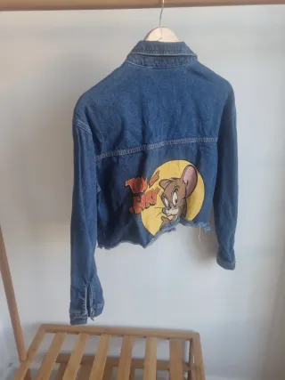 Cazadora Vaquera Zara Tom y Jerry Talla XS