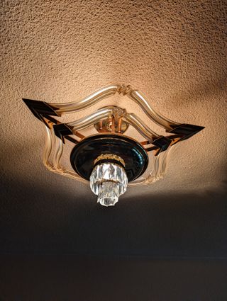 Lámpara Techo Vintage Cristal.