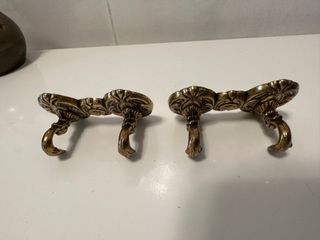 2 Colgadores Dobles Decorativos Vintage