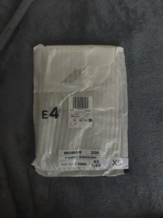 Camiseta Mango Rayas Escote Ruched Algodón Talla X