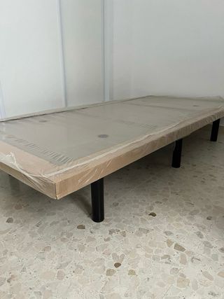 BASE TAPIZADA + COLCHON de 26cms DESDE 190€ NUEVOS