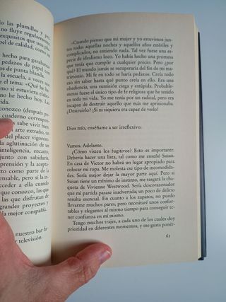 Libro "Intimidad" novela contemporánea