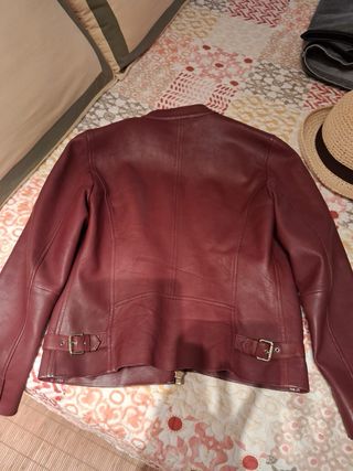 Chaqueta de piel Massimo Dutti