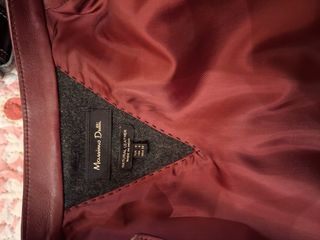 Chaqueta de piel Massimo Dutti