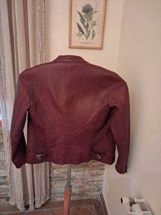 Chaqueta de piel Massimo Dutti