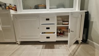 Alacena Madera Maciza Blanca