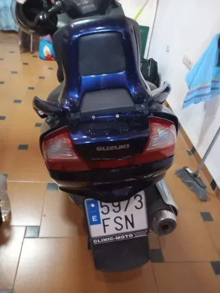 Moto Scooter Azul