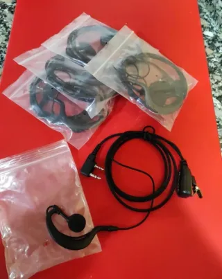 Pack 5 Microauriculares Midland conexión Kenwood