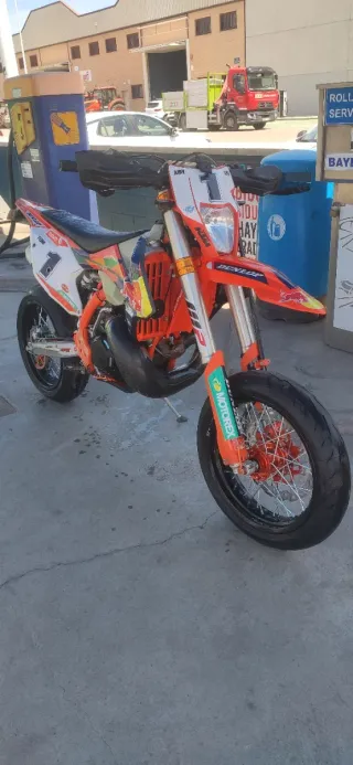 KTM 250 EXC TPI Supermotard Naranja
