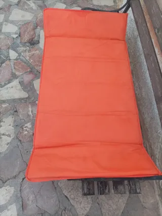 Colchoneta Naranja Parque Cuna Viaje