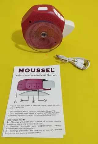 Altavoz Bluetooth Moussel Classique Rojo