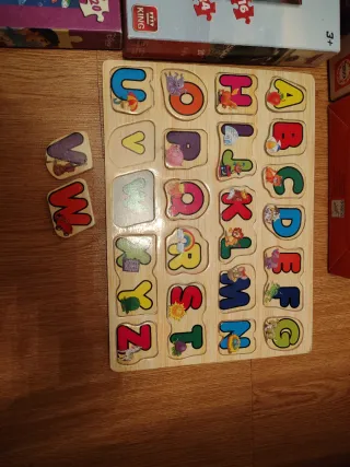 Lote 5 Puzzles Disney y Cars Madera