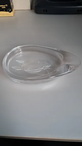 Cenicero Cristal Sevres Caballo Años 60
