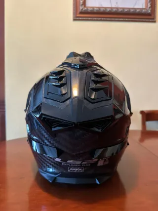 Casco LS2 MX701 Explorer Carbon Forged. Negro