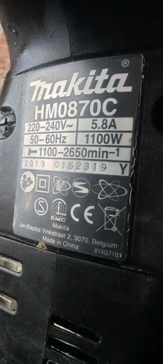 Martillo demoledor Makita